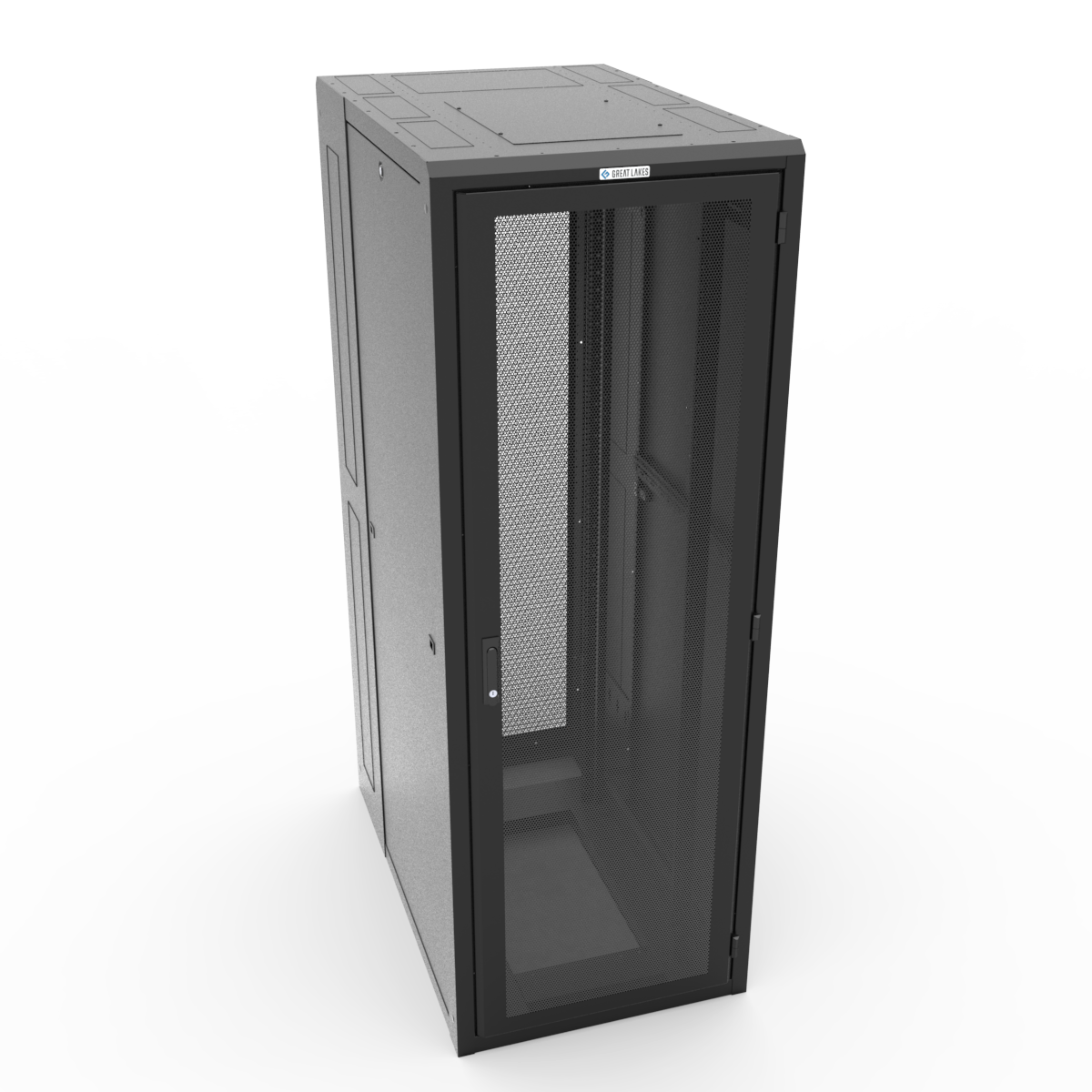 Great Lakes Rack Cabinet Enclosure 72.00"H x 29.00"W x 36.00"D with Vented Top | GL720E-2936P